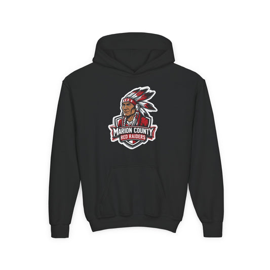 Youth Hoodie Sweatshirt \ Marion County Red Raiders \ MC2