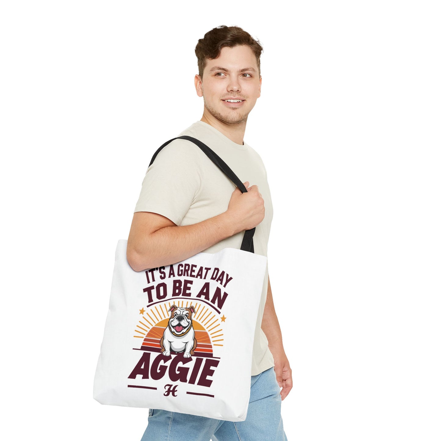 Tote Bag \ It's a Great Day to be an Aggie! \ GDA2