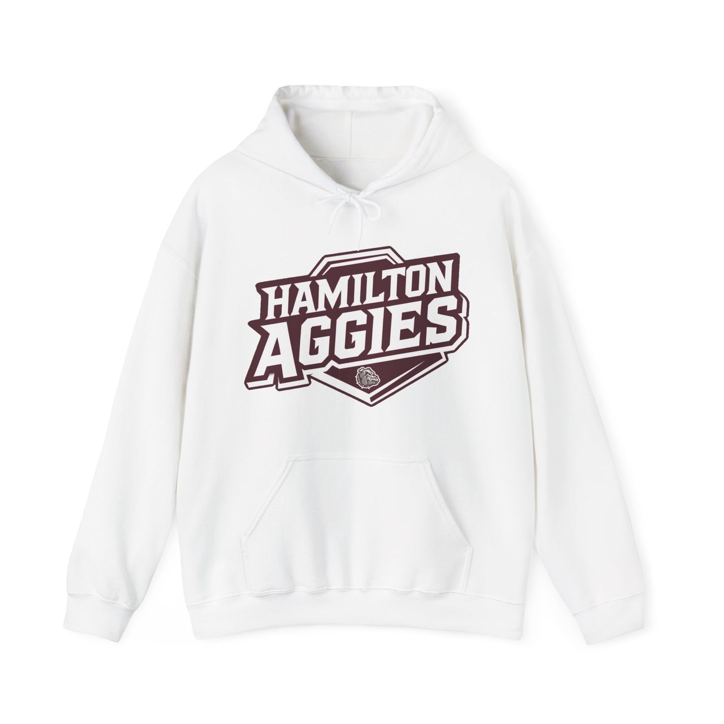 Adult Hoodie Sweatshirt \ Hamilton Aggies \ HA1