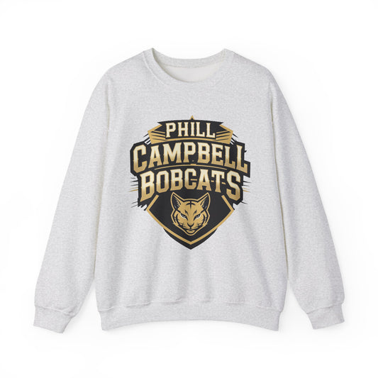 Adult Crewneck Sweatshirt \ Phill Campbell Bobcats \ PCB1