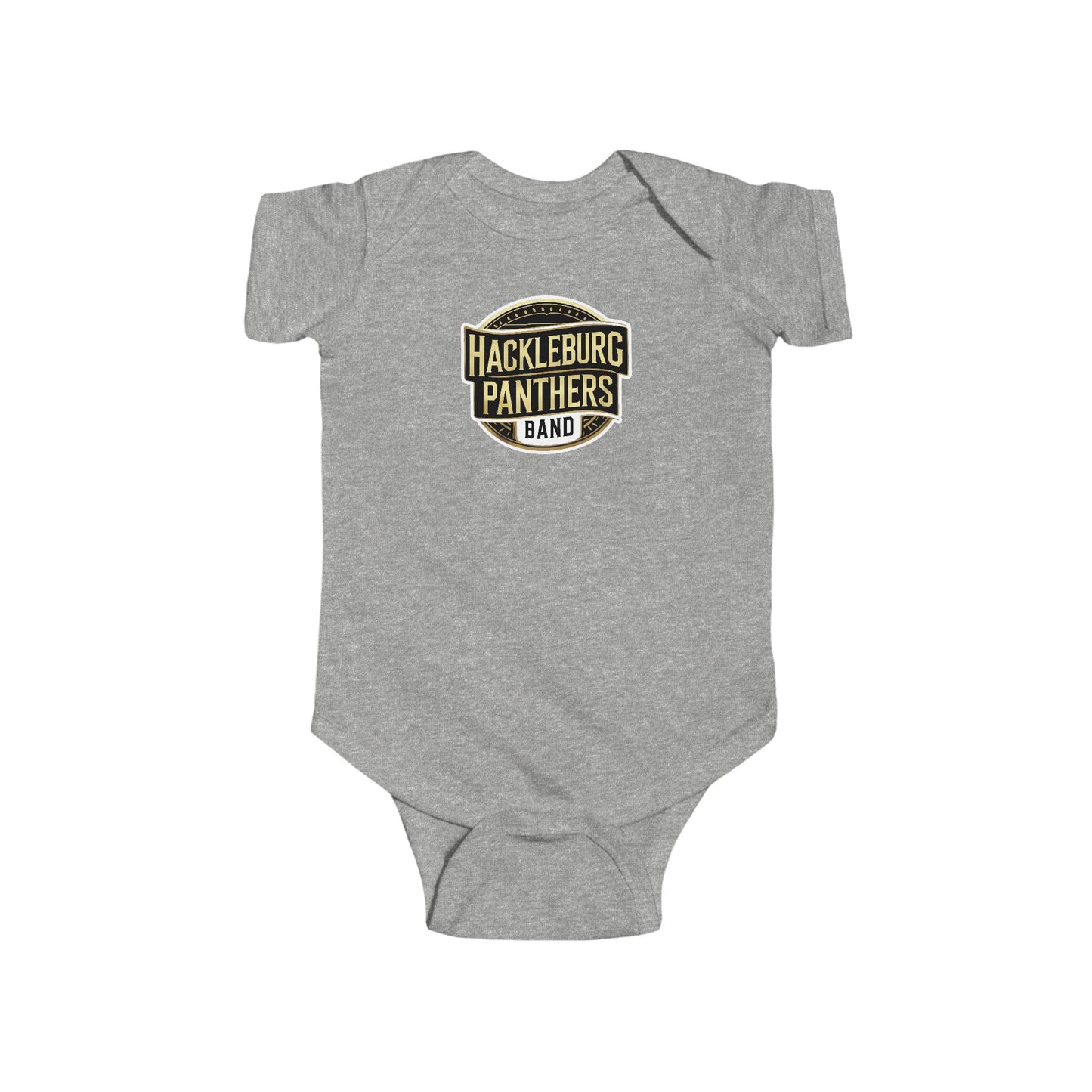 Short Sleeve Baby Bodysuit \ Hackleburg Panthers Band \ HPB2