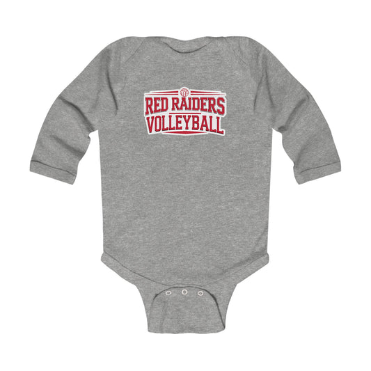 Long Sleeve Baby Bodysuit \ Marion County Red Raiders Volleyball \ MCV2