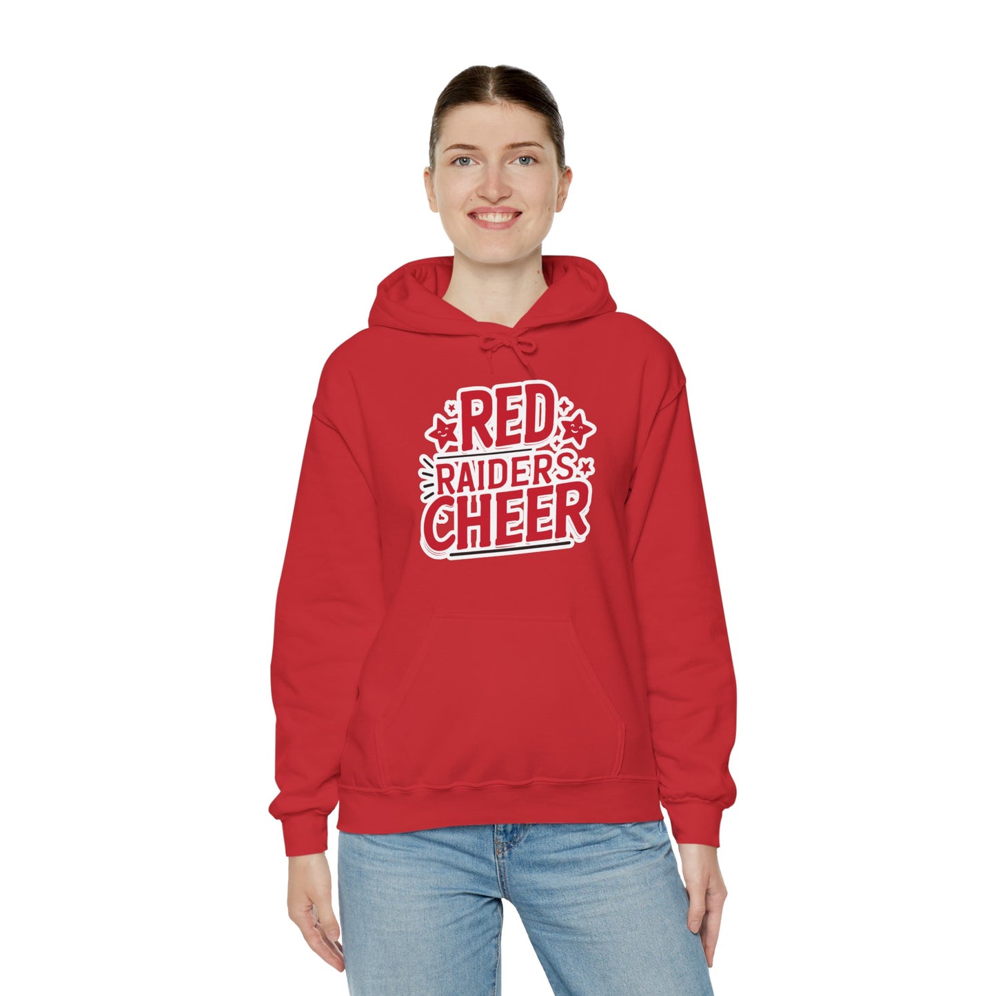 Adult Hoodie Sweatshirt \ Marion County Red Raiders Cheer \ MCC2