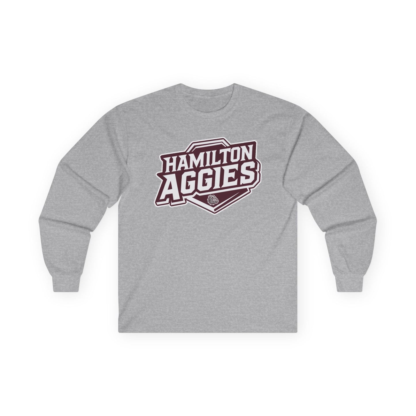 Adult Long Sleeve Tee \ Hamilton Aggies \ HA1