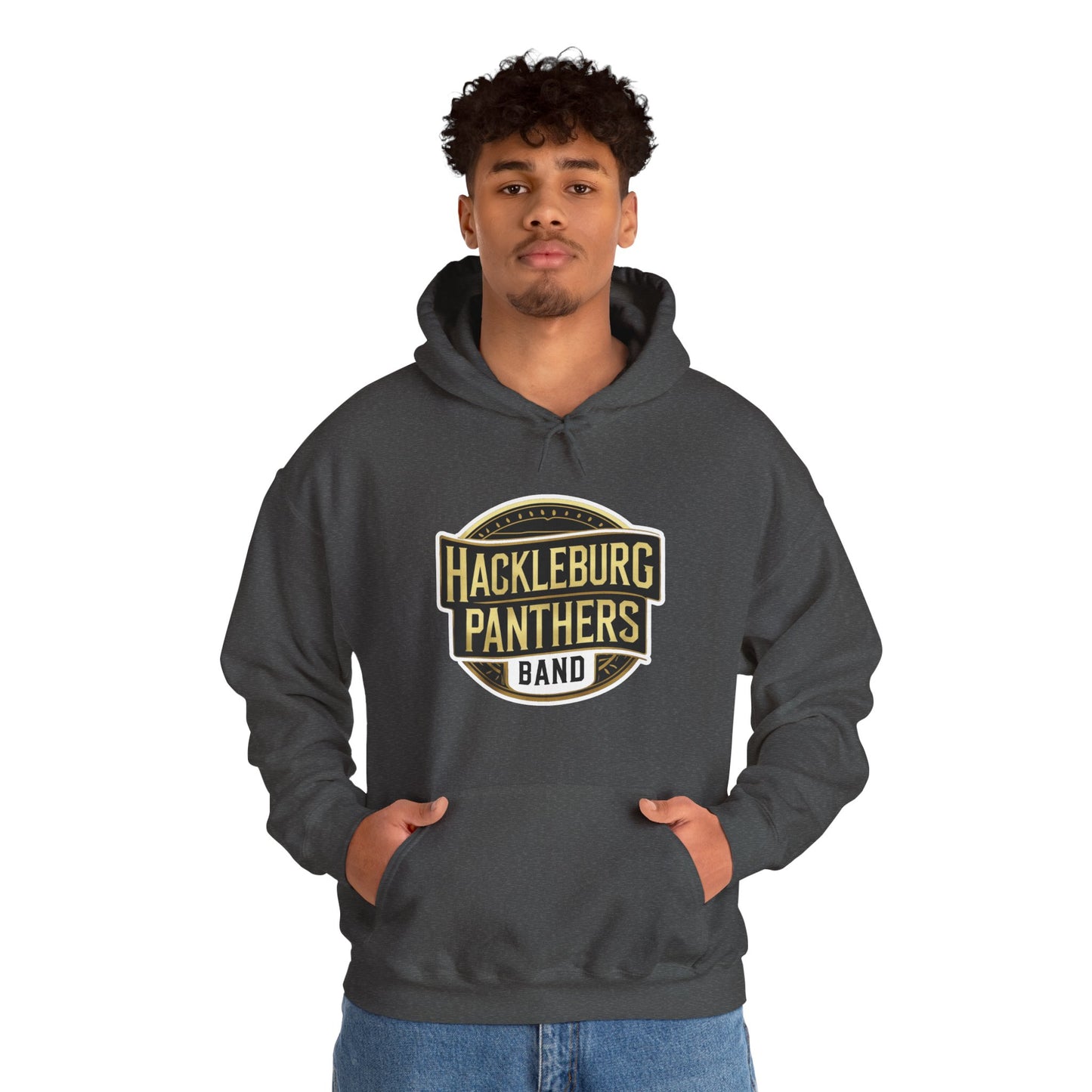 Adult Hoodie Sweatshirt \ Hackleburg Panthers Band \ HPB2