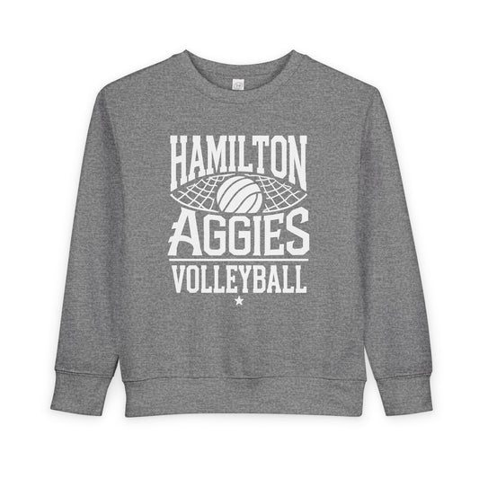Toddler Crewneck Sweatshirt \ Hamilton Aggies Volleyball \ HAV2