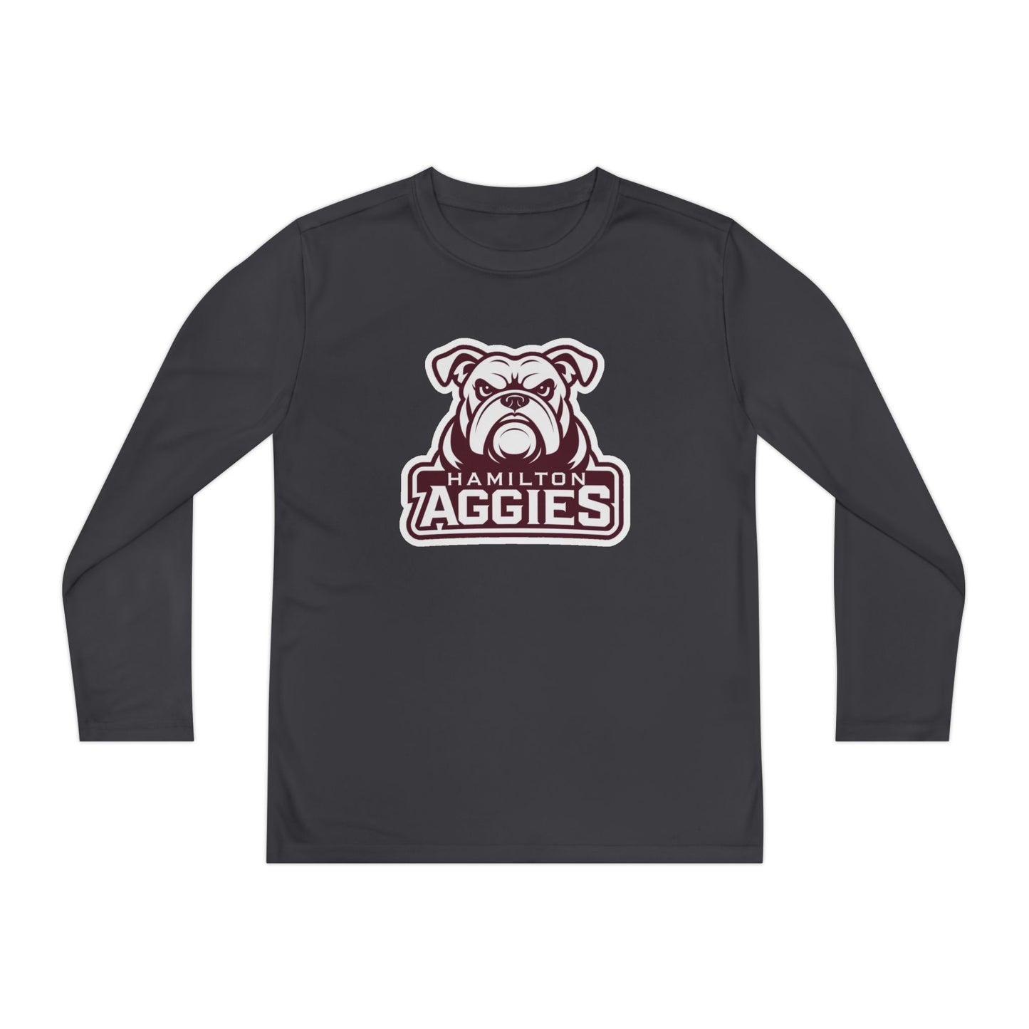 Youth Long Sleeve Tee \ Hamilton Aggies \ HA4