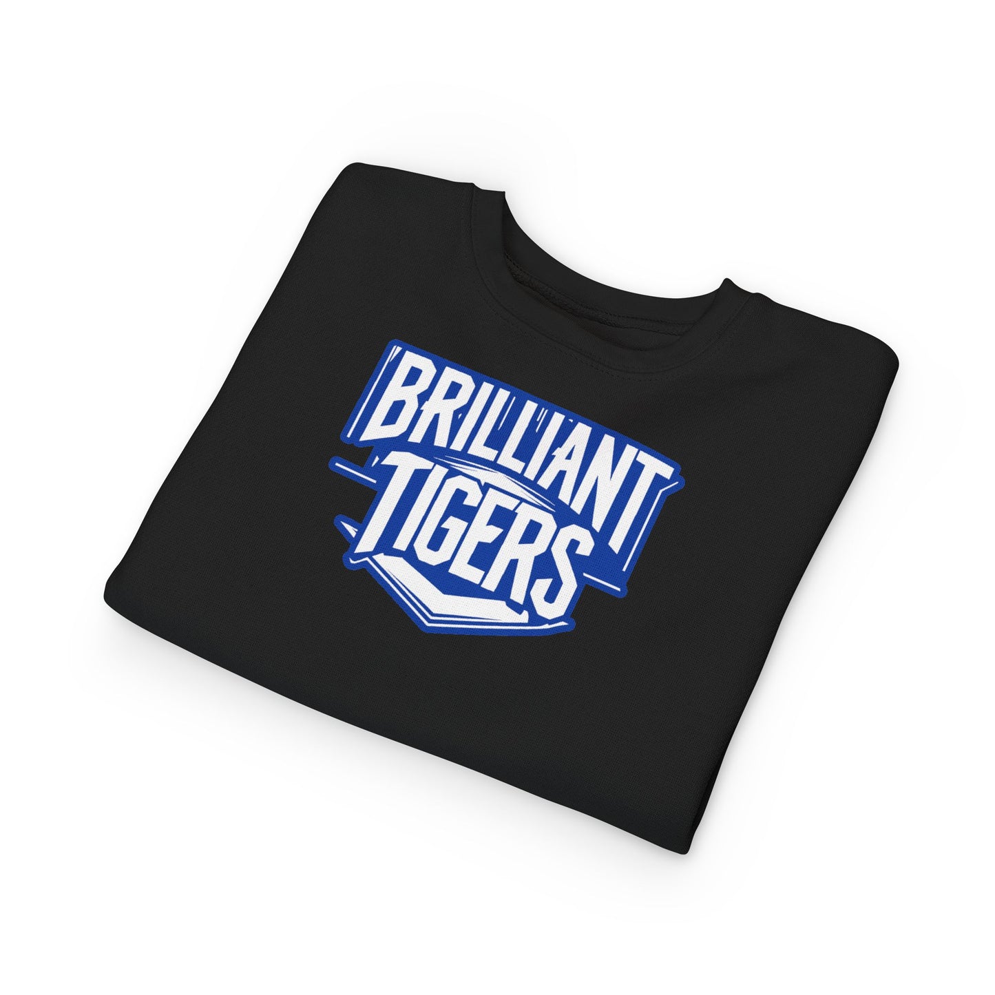 Toddler Crewneck Sweatshirt \ Brilliant Tigers \ BT2