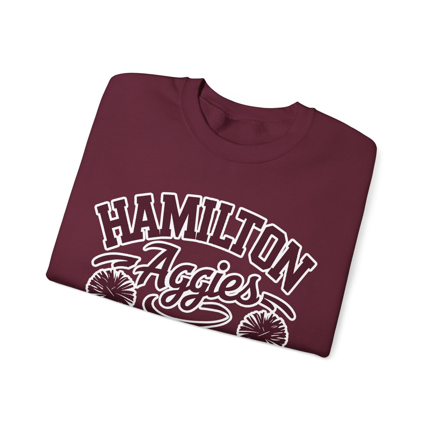 Adult Crewneck Sweatshirt \ Hamilton Aggies Cheer \ HAC2
