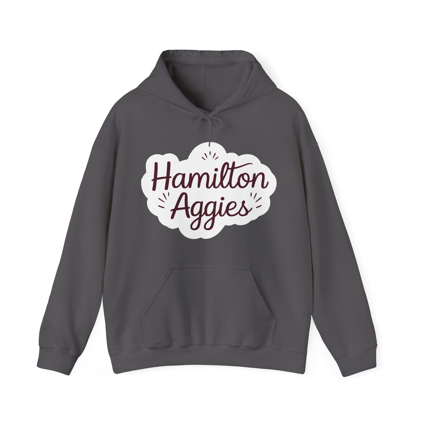 Adult Hoodie Sweatshirt \ Hamilton Aggies \ HAG1
