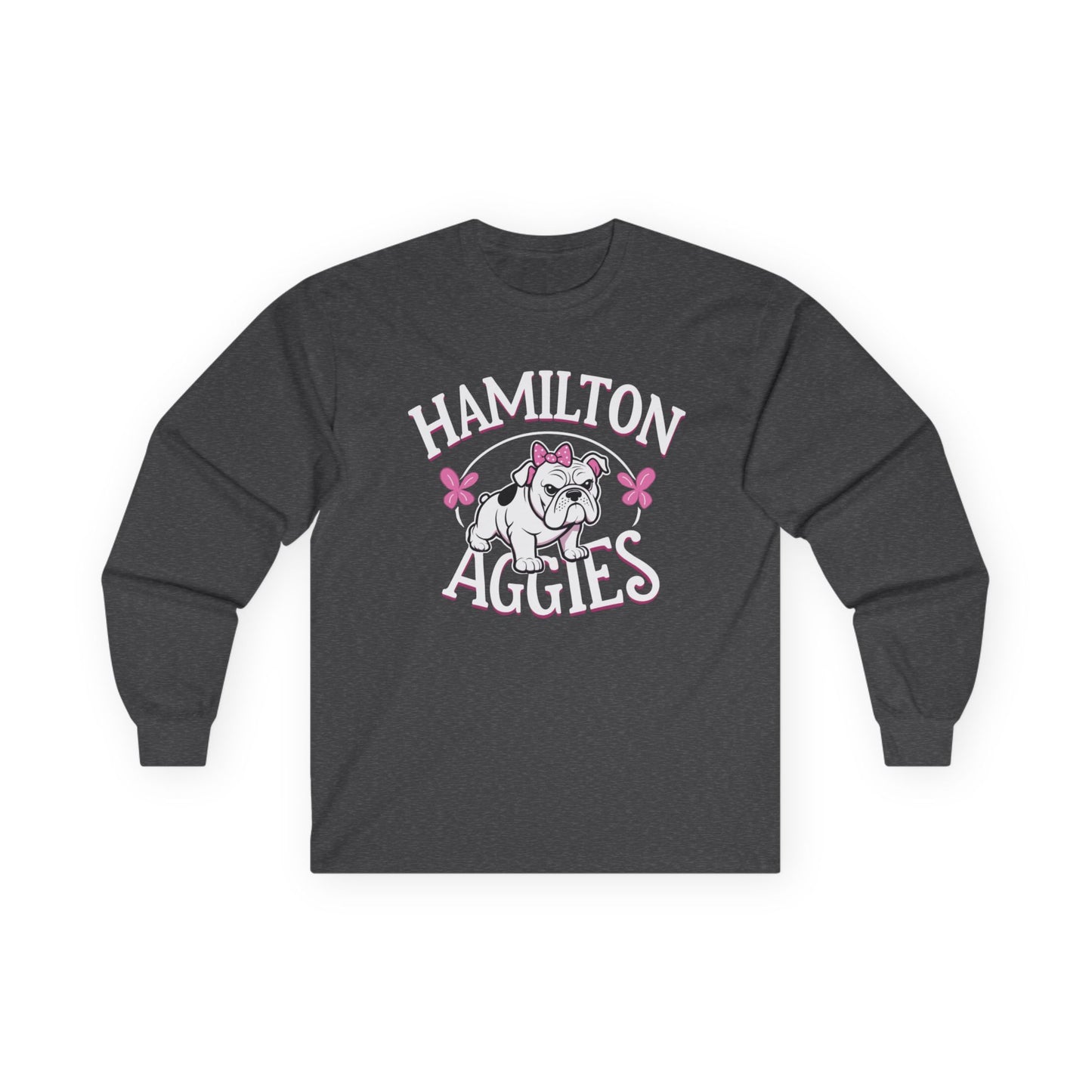 Adult Long Sleeve Tee \ Hamilton Aggies \ HAG4