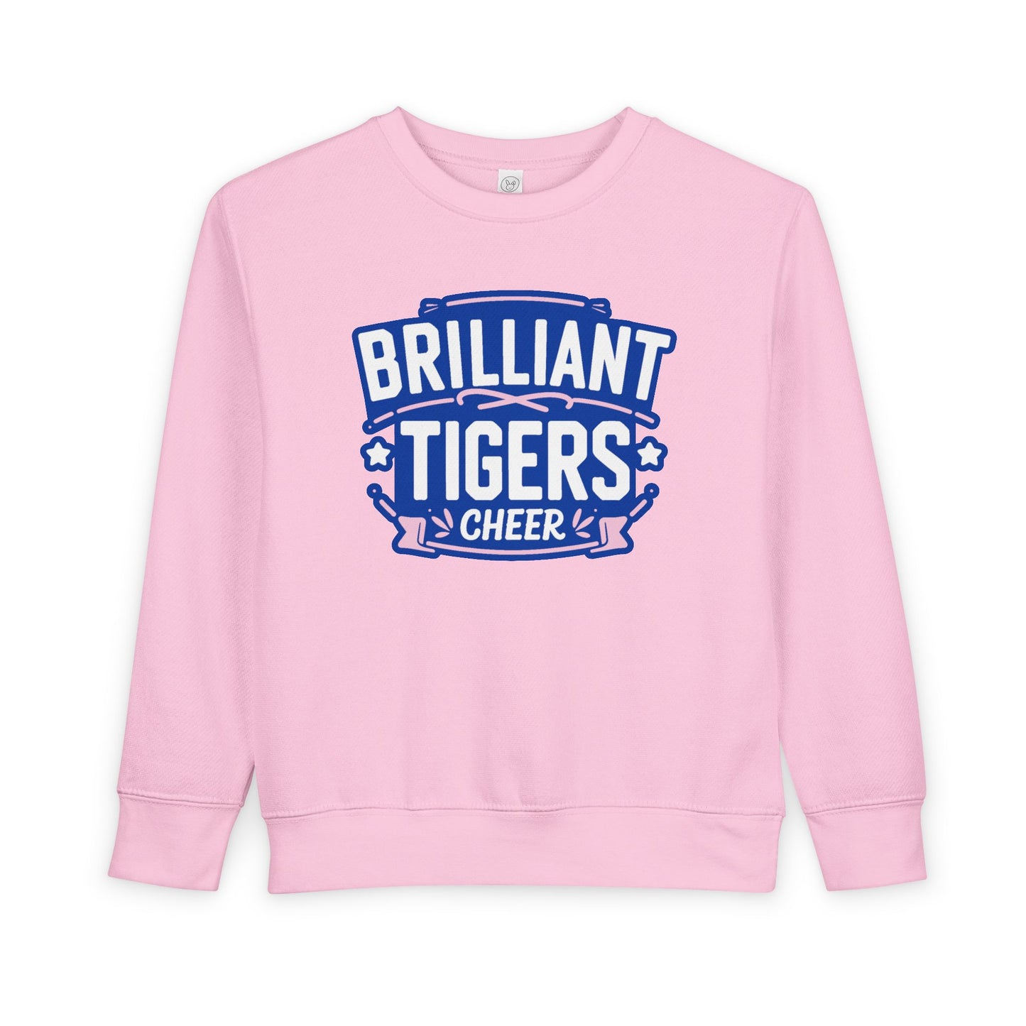 Toddler Crewneck Sweatshirt \ Brilliant Tigers Cheer \ BTC2