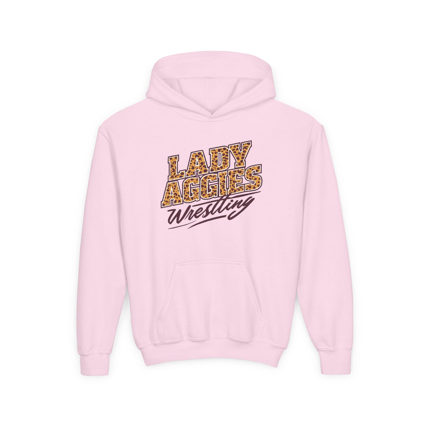 Youth Hoodie Sweatshirt \ Hamilton Aggies Wrestling \ HAWG3