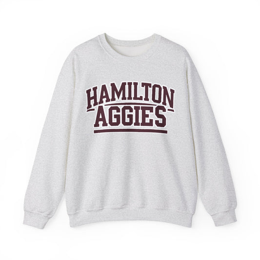 Adult Crewneck Sweatshirt \ Hamilton Aggies \ HA2