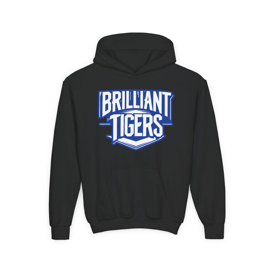 Youth Hooded Sweatshirt \ Brilliant Tigers \ BT2