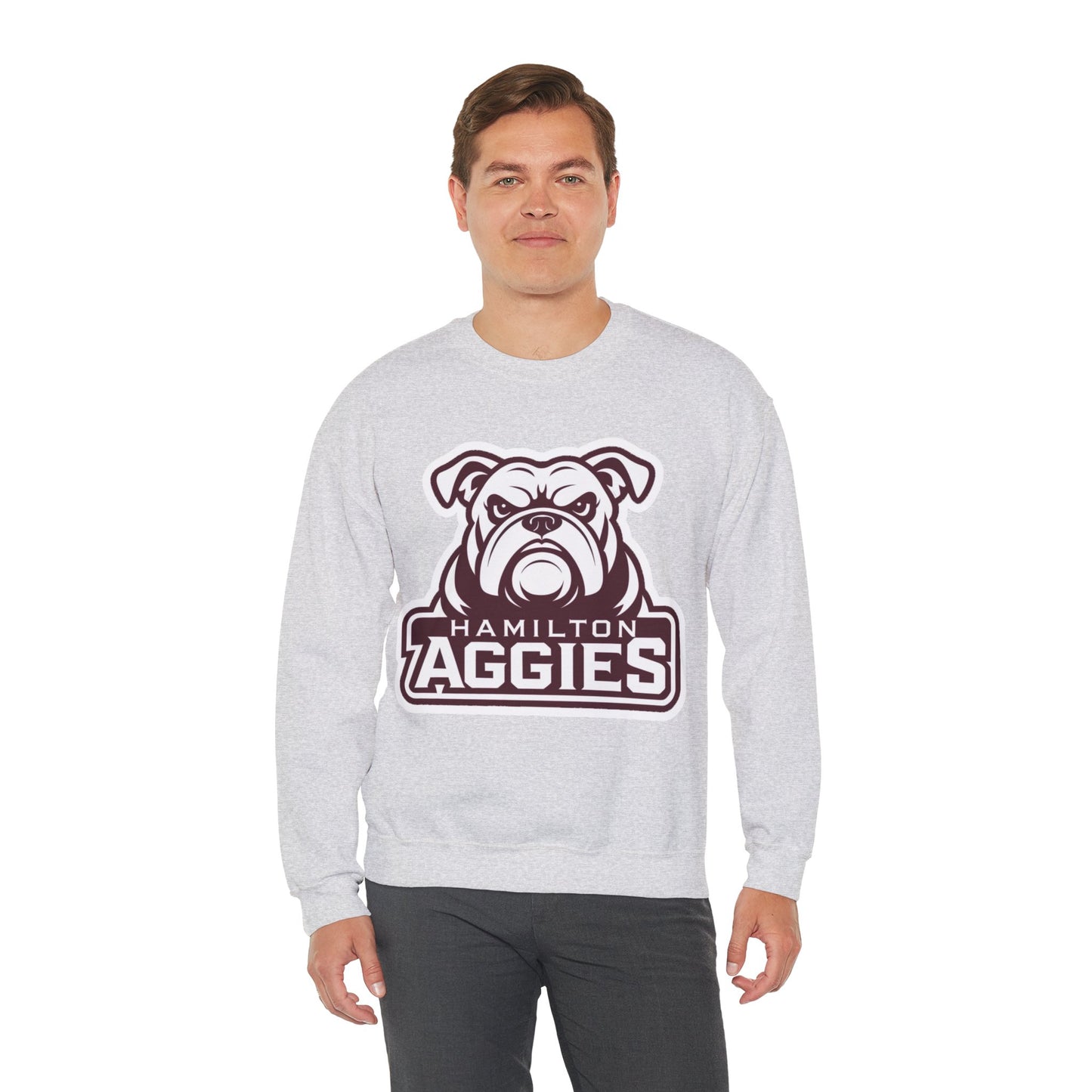 Adult Crewneck Sweatshirt \ Hamilton Aggies \ HA4