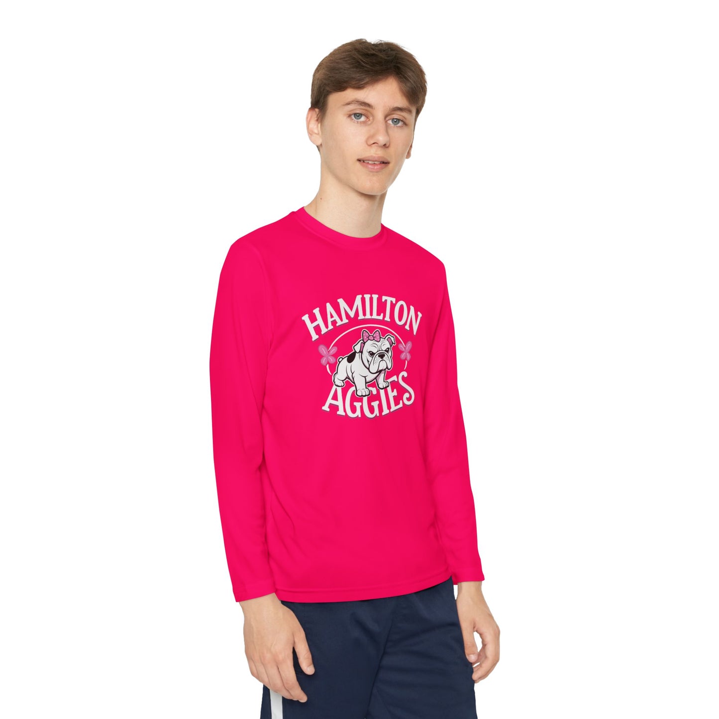 Youth Long Sleeve Tee \ Hamilton Aggies \ HAG4