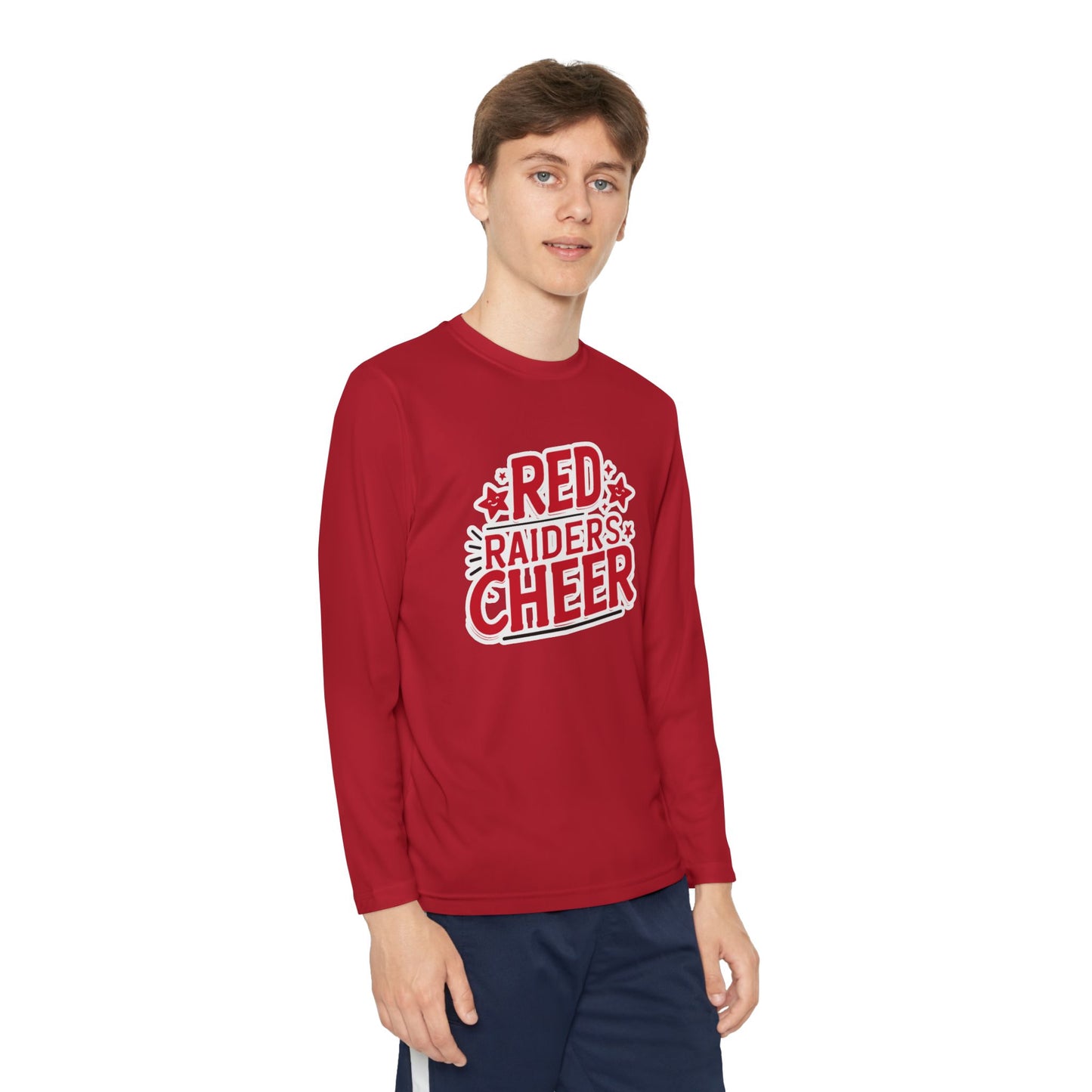 Youth Long Sleeve Tee \ Marion County Red Raiders Cheer \ MCC2