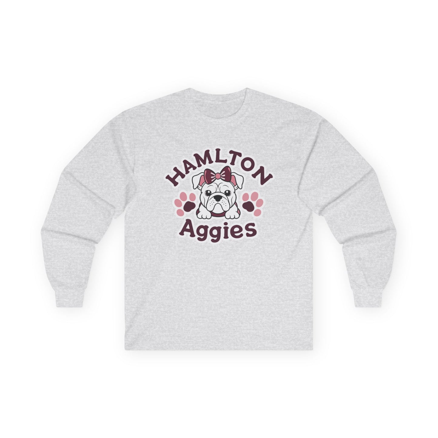 Adult Long Sleeve Tee \ Hamilton Aggies \ HAG3