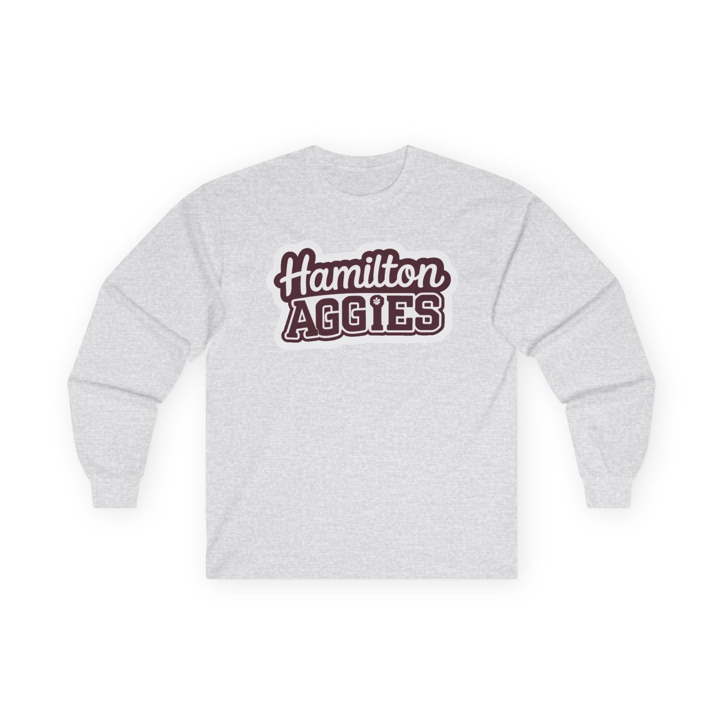 Adult Long Sleeve Tee \ Hamilton Aggies \ HAG2