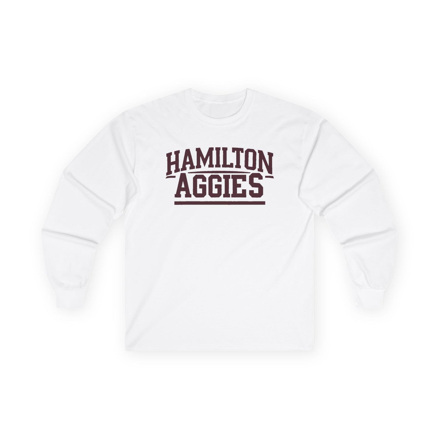 Adult Long Sleeve Tee \ Hamilton Aggies \ HA2