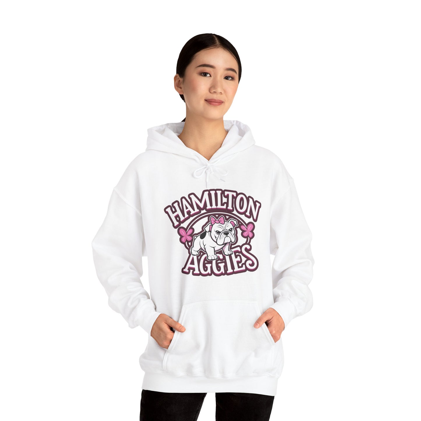Adult Hoodie Sweatshirt \ Hamilton Aggies \ HAG4
