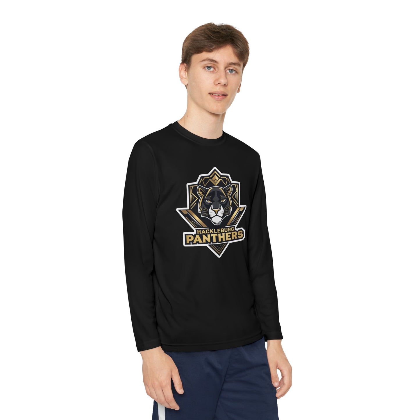 Youth Long Sleeve Tee \ Hackleburg Panthers \ HP1