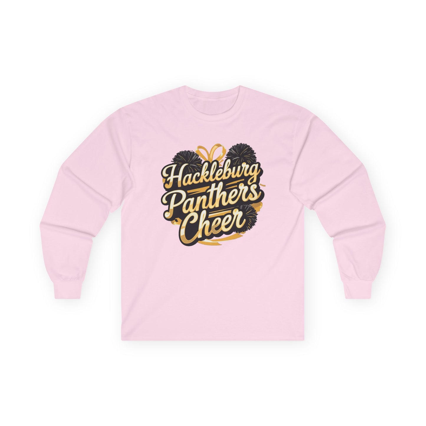 Adult Long Sleeve Tee \ Hackleburg Panthers Cheer \ HPC2