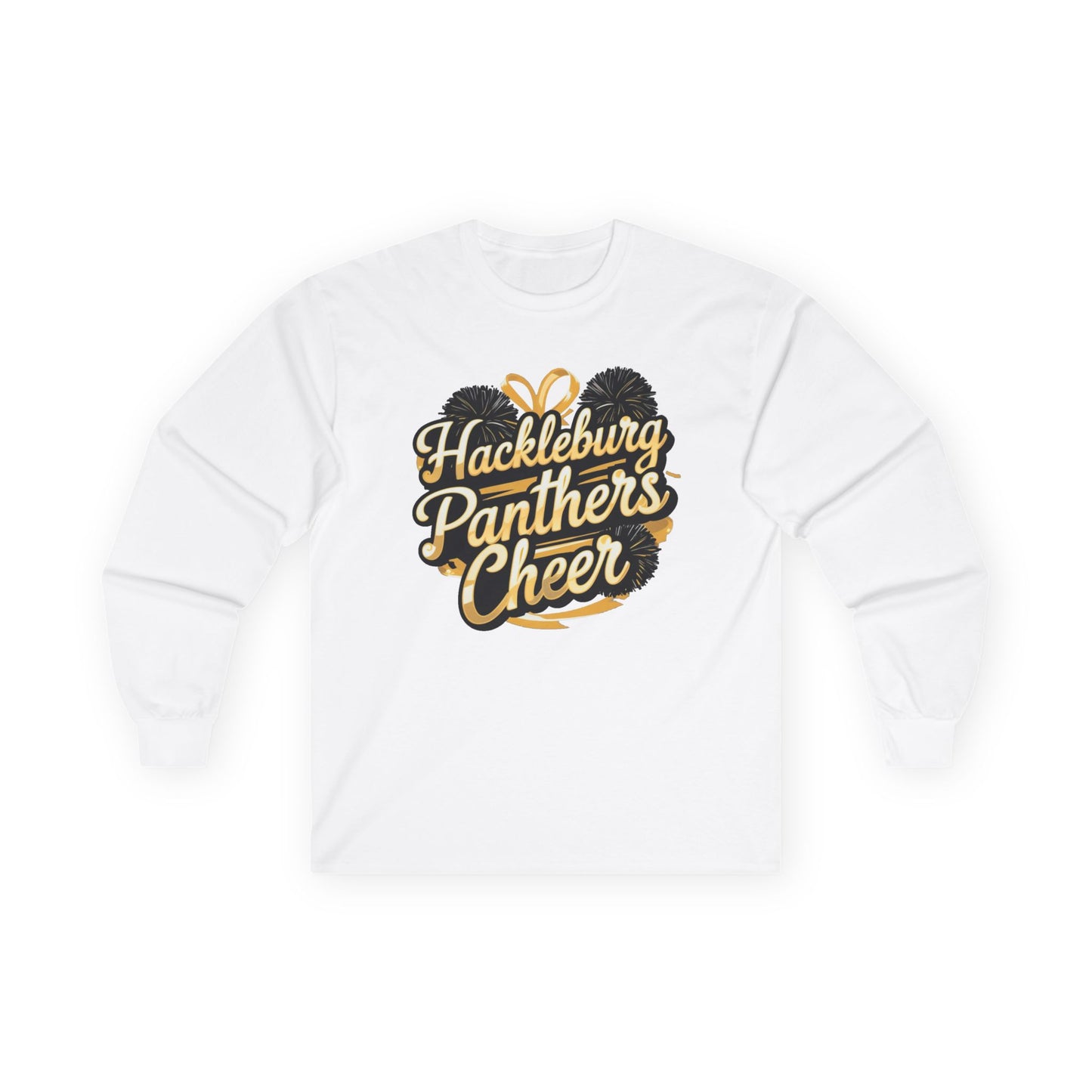 Adult Long Sleeve Tee \ Hackleburg Panthers Cheer \ HPC2