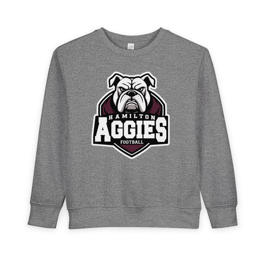 Toddler Crewneck Sweatshirt \ Hamilton Aggies Football \ HAF2