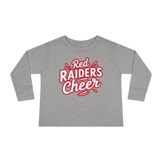 Toddler Long Sleeve Tee \ Marion County Red Raiders Cheer \ MCC1