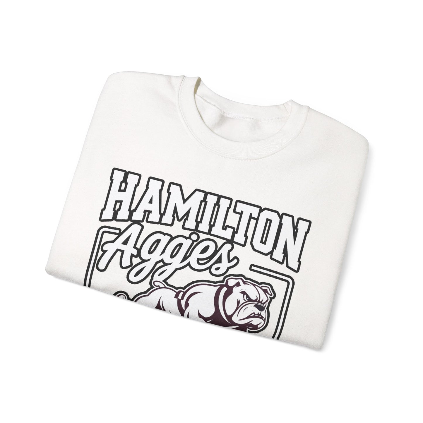 Adult Crewneck Sweatshirt \ Hamilton Aggies Cross-Country \ HCC2
