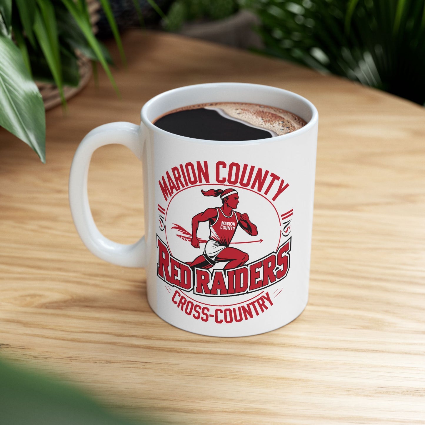 Coffee Mug \ Marion County Red Raiders Cross-Country \ MCCC2