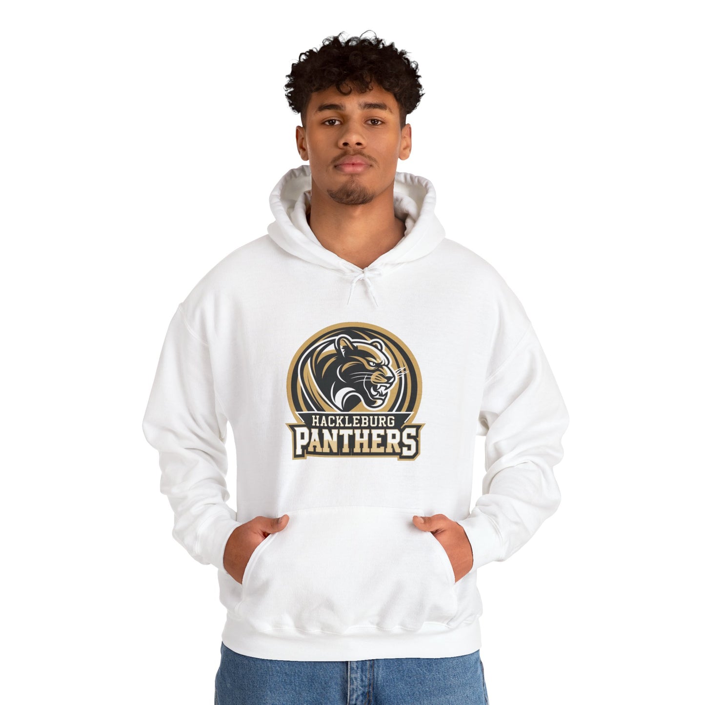 Adult Hoodie Sweatshirt \ Hackleburg Panthers \ HP2
