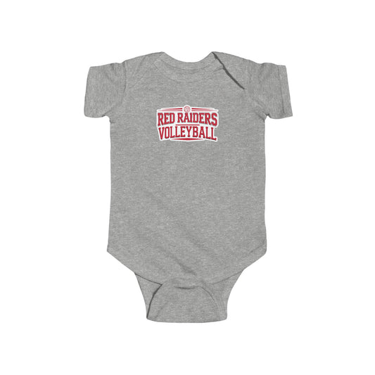 Short Sleeve Baby Bodysuit \ Marion County Red Raiders Volleyball \ MCV2