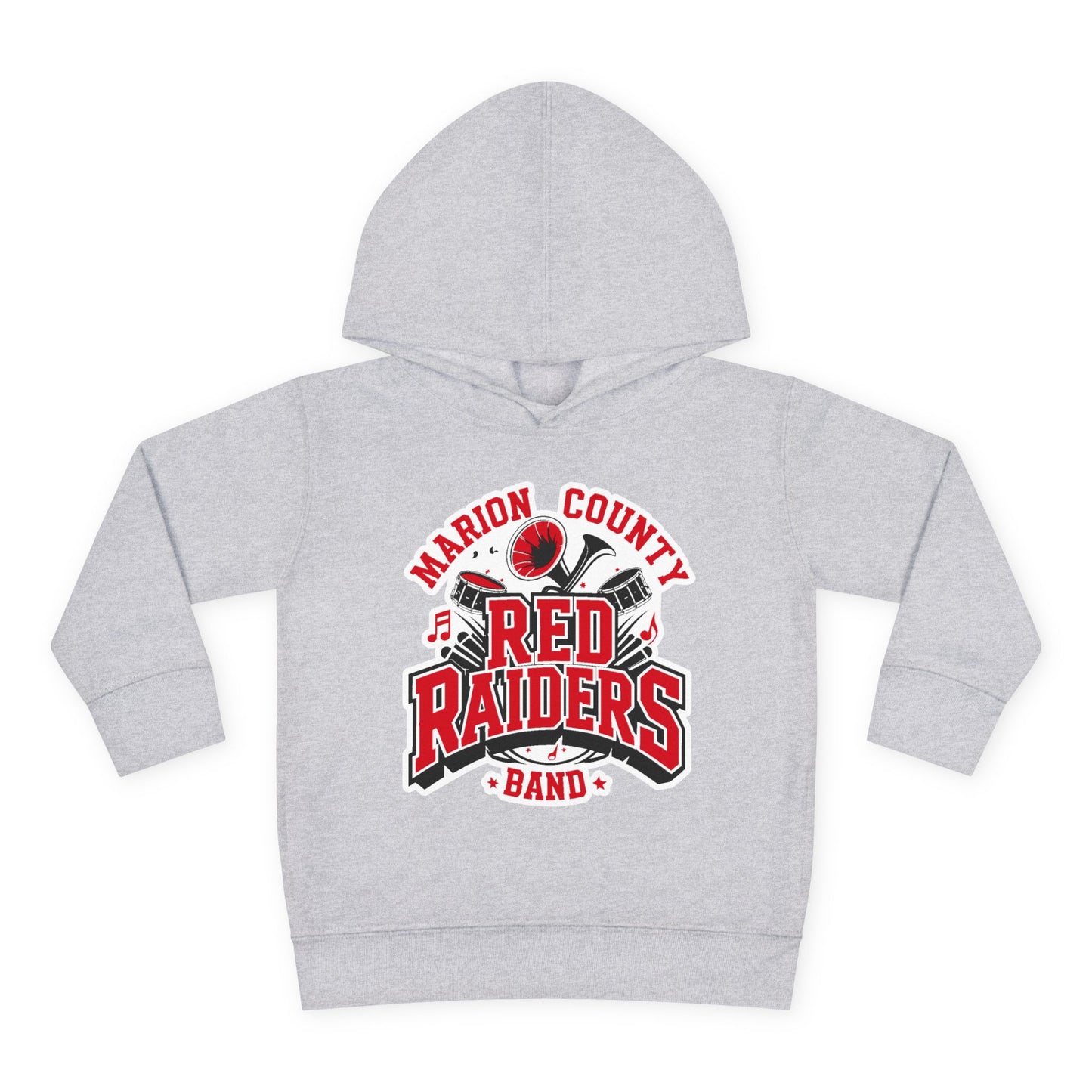 Toddler Hoodie Sweatshirt \ Marion County Red Raiders Band \ MCB2