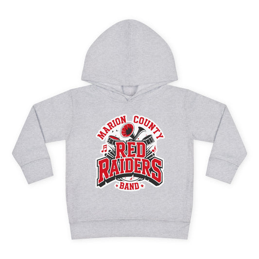 Toddler Hoodie Sweatshirt \ Marion County Red Raiders Band \ MCB2