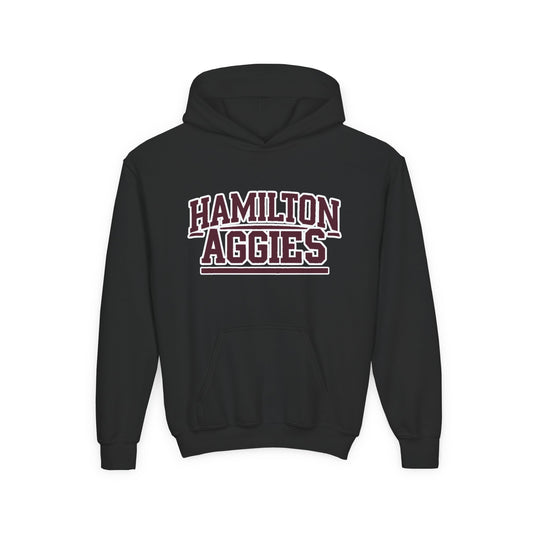 Youth Hoodie Sweatshirt \ Hamilton Aggies \ HA2
