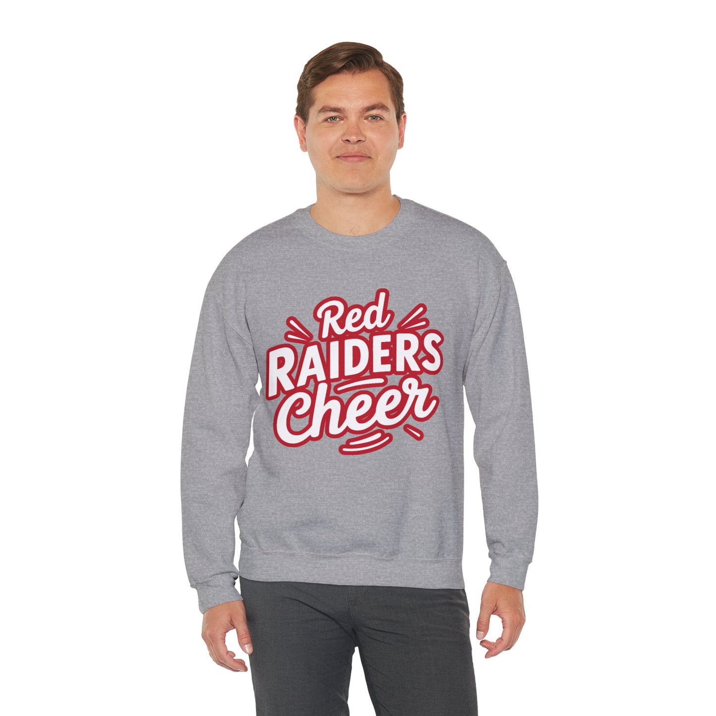 Adult Crewneck Sweatshirt \ Marion County Red Raiders Cheer \ MCC1