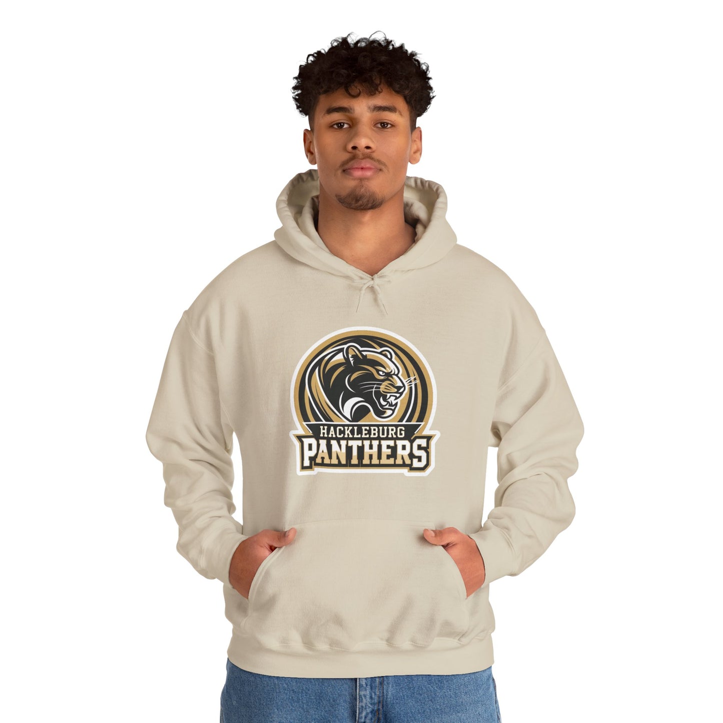 Adult Hoodie Sweatshirt \ Hackleburg Panthers \ HP2