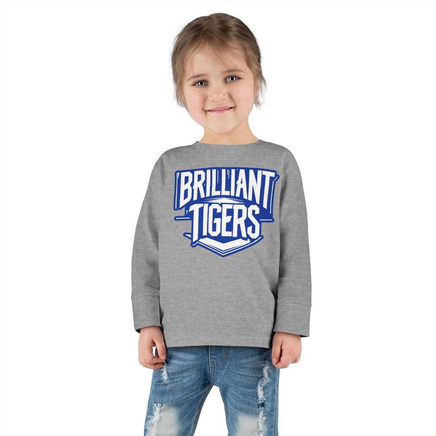Toddler Long Sleeve Tee \ Brilliant Tigers \ BT2