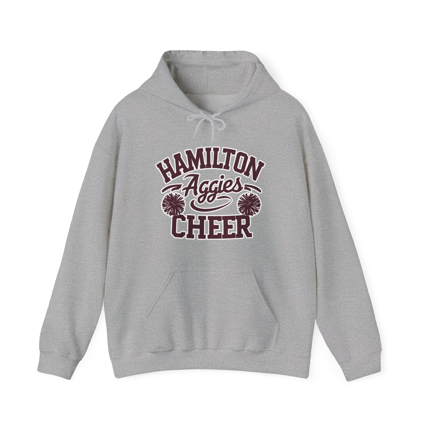 Adult Hoodie Sweatshirt \ Hamilton Aggies Cheer \ HAC2
