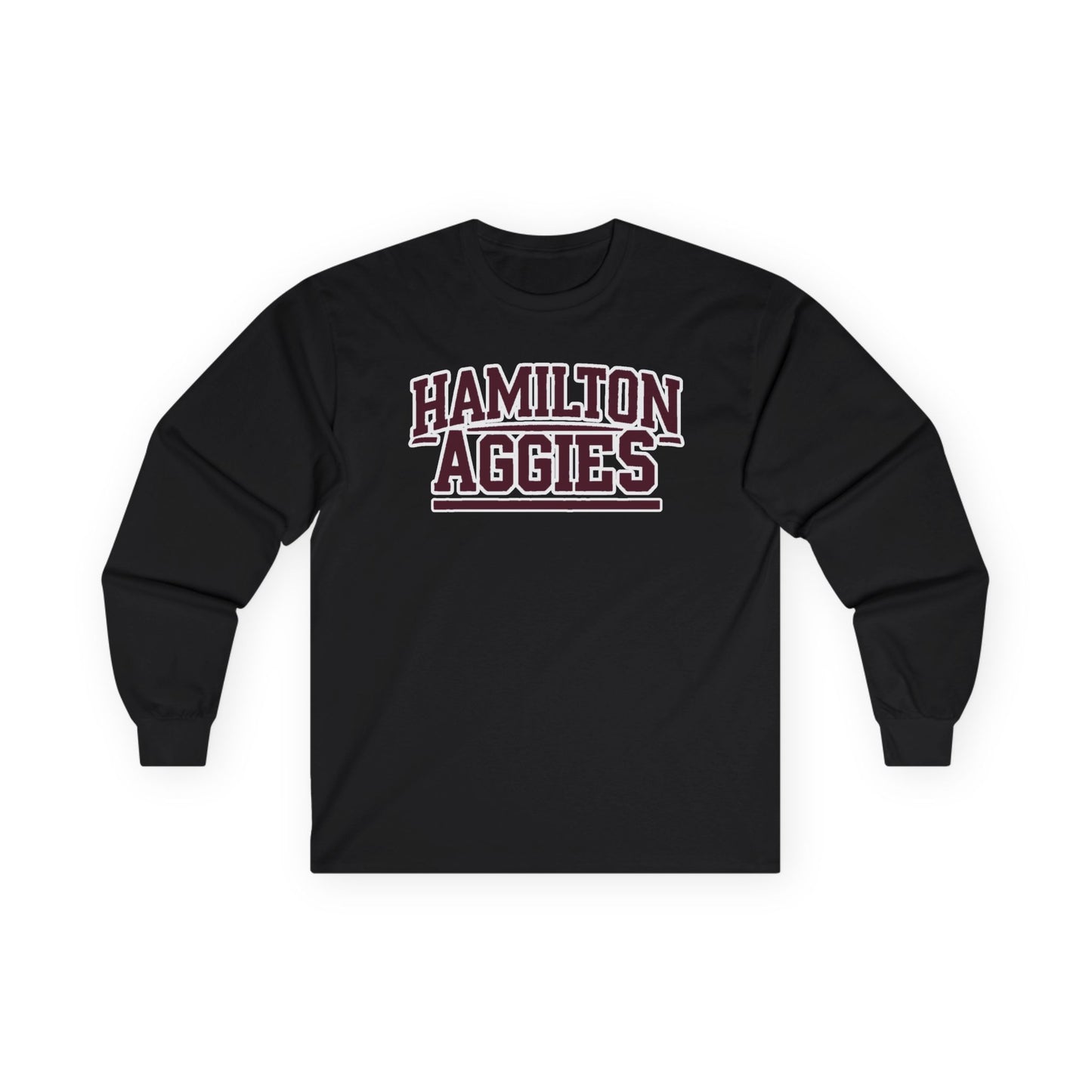 Adult Long Sleeve Tee \ Hamilton Aggies \ HA2