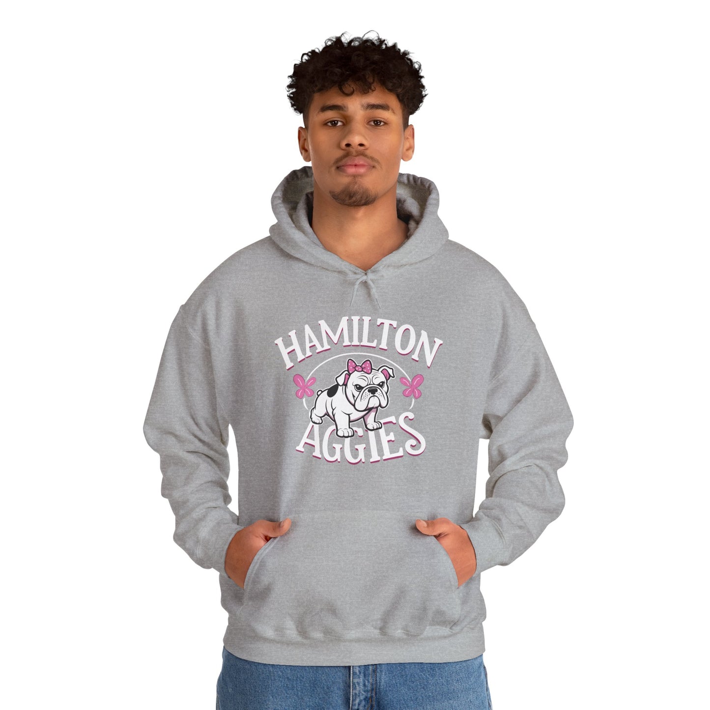 Adult Hoodie Sweatshirt \ Hamilton Aggies \ HAG4