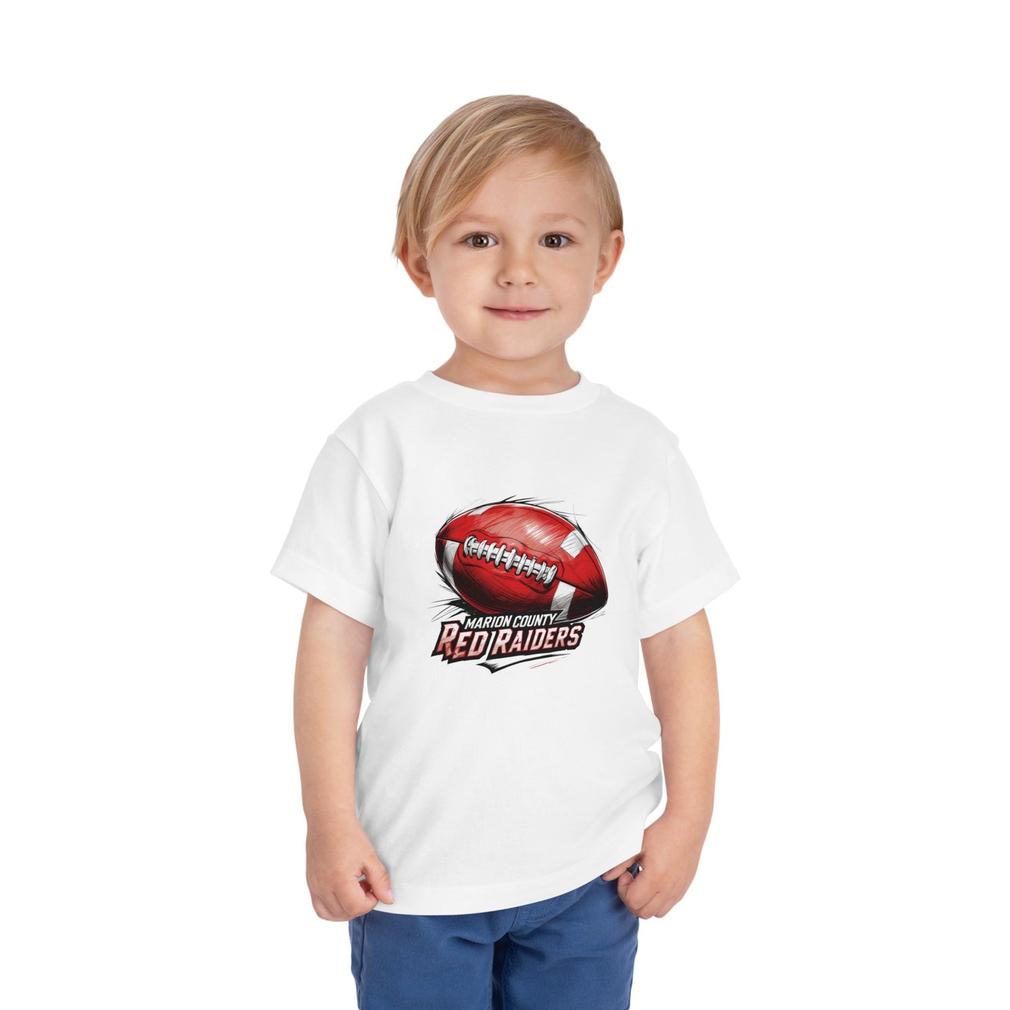 Toddler Tee \ Marion County Red Raiders Football \ MCF1