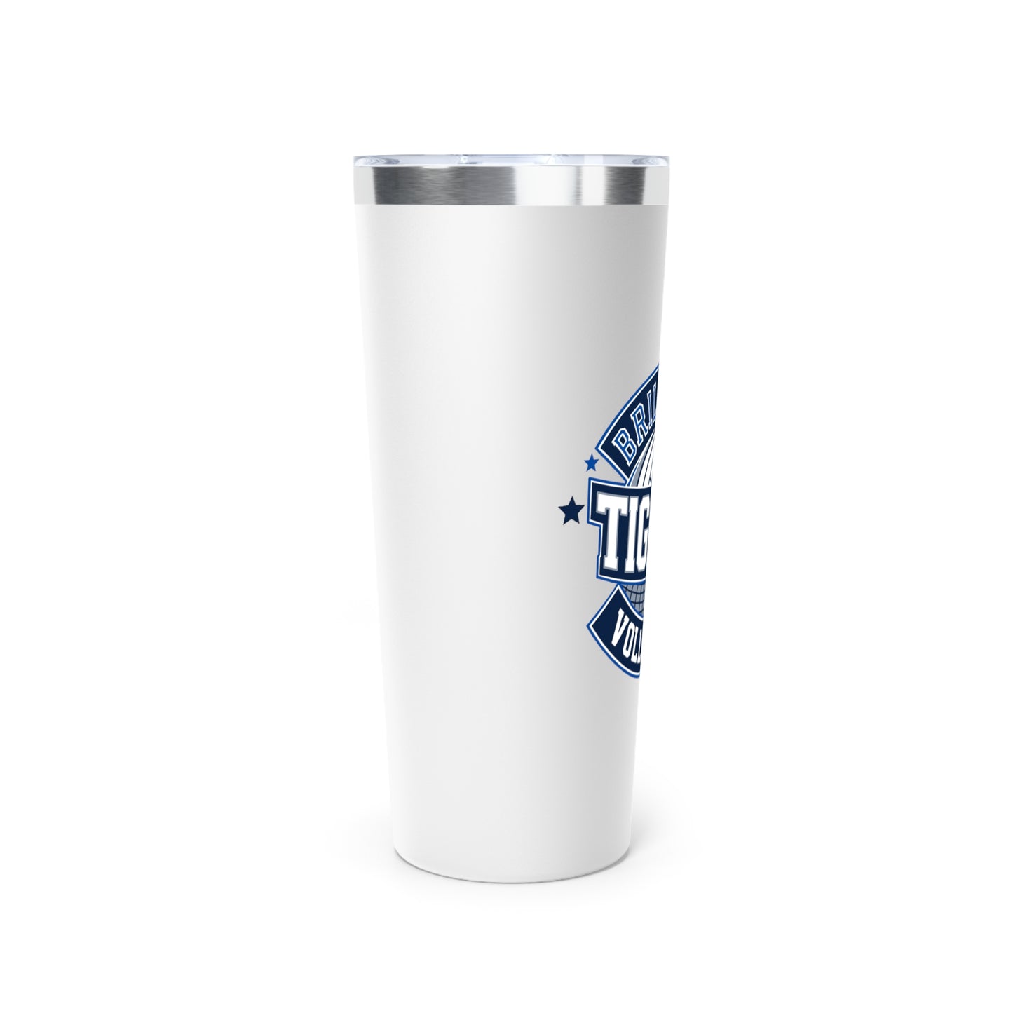 22oz Copper Insulated Tumbler \ Brilliant Tigers Volleyball \ BTV1