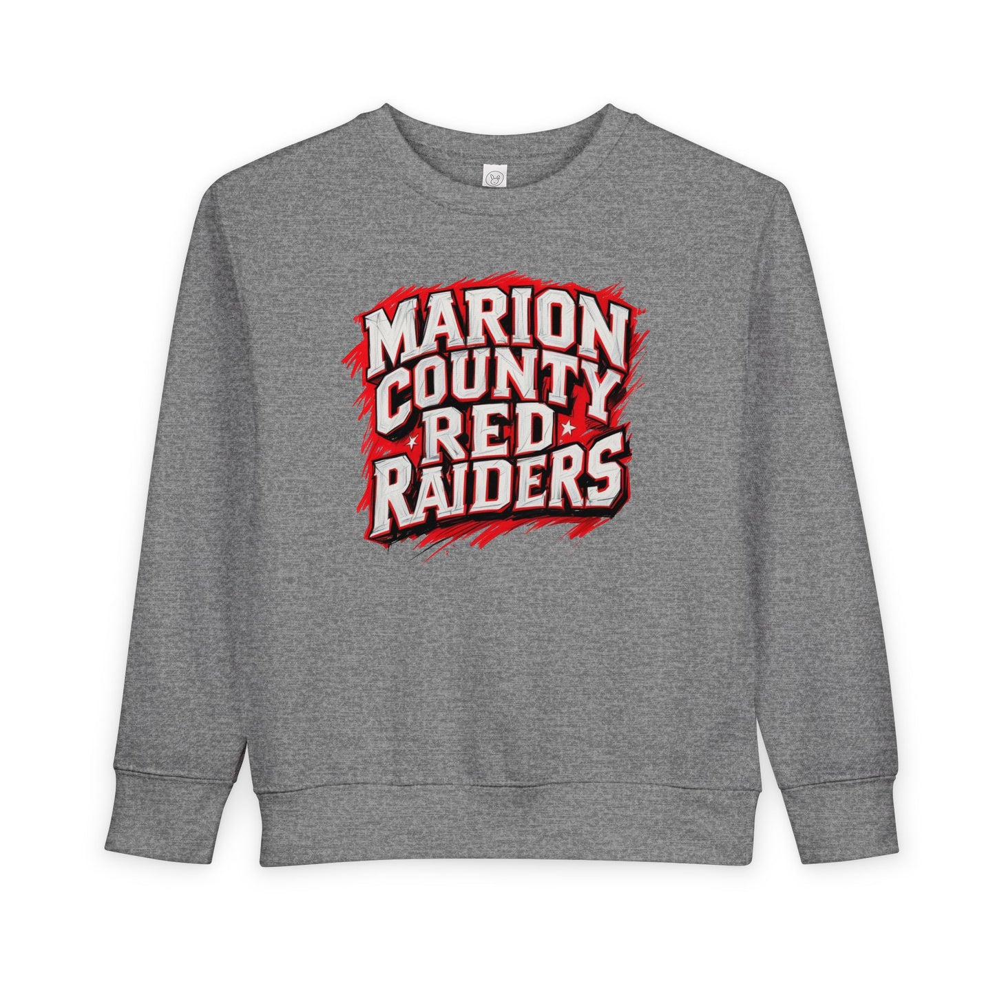 Toddler Crewneck Sweatshirt \ Marion County Red Raiders \ MC1