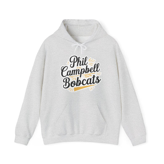 Adult Hoodie Sweatshirt \ Phil Campbell Bobcats \ PCBG2