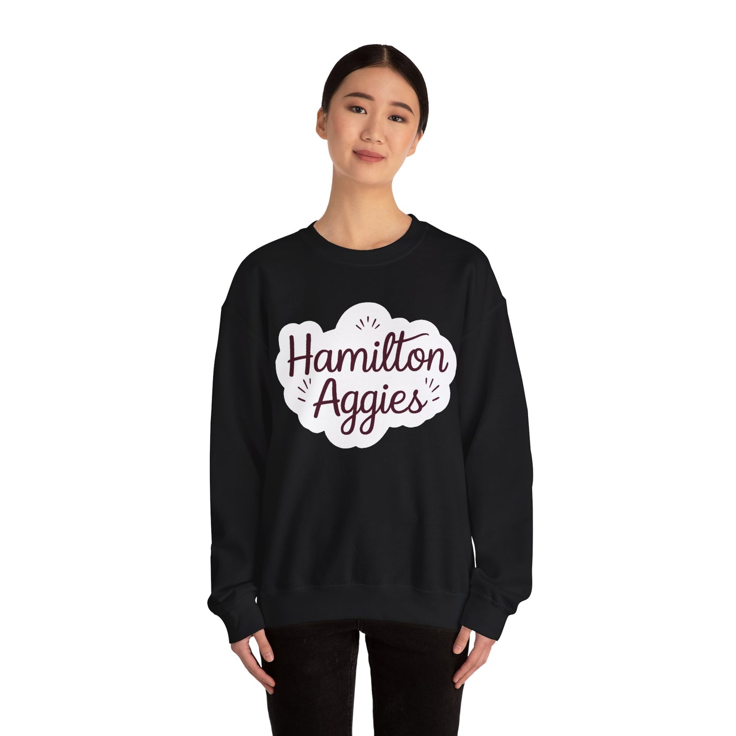 Adult Crewneck Sweatshirt \ Hamilton Aggies \ HAG1