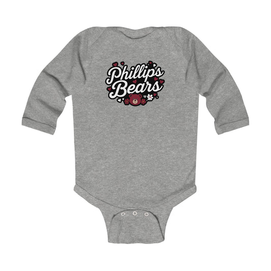 Long Sleeve Baby Bodysuit \ Phillip's Bears \ PBG1